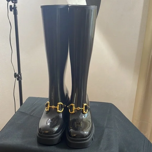 Gucci knee-high boot with Horsebit 6 - Picture 7 of 8